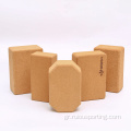 Προσαρμοσμένο 4*6*9 Cork Yoga Block 1000 κομμάτια